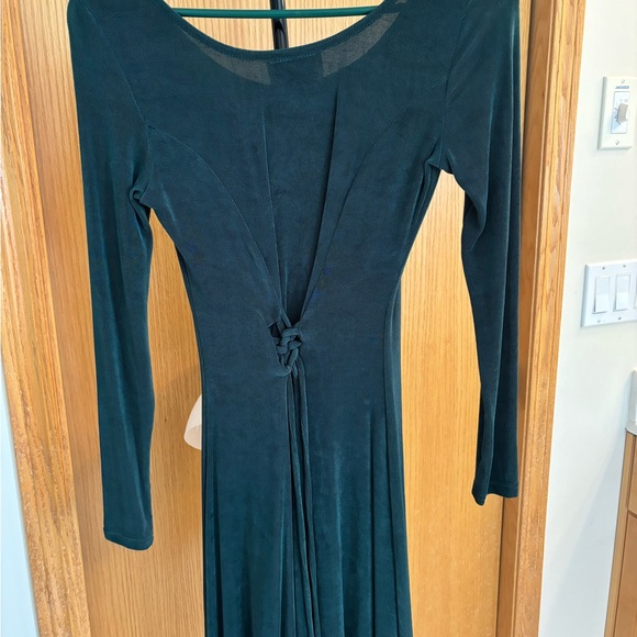 NEW Basics Dark Green Dress - medium - Picture 7 of 12